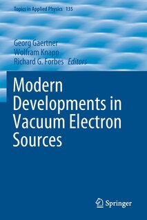 Front cover_Modern Developments In Vacuum Electron Sources