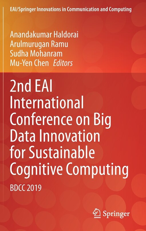 Couverture_2nd Eai International Conference On Big Data Innovation For Sustainable Cognitive Computing