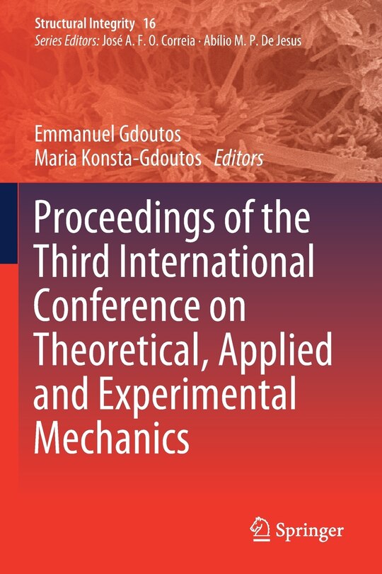 Couverture_Proceedings Of The Third International Conference On Theoretical, Applied And Experimental Mechanics