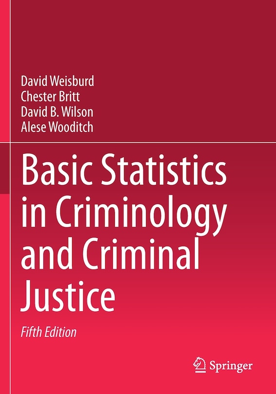 Couverture_Basic Statistics In Criminology And Criminal Justice