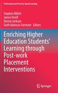 Front cover_Enriching Higher Education Students' Learning Through Post-work Placement Interventions