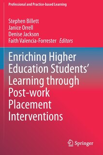 Couverture_Enriching Higher Education Students' Learning Through Post-work Placement Interventions