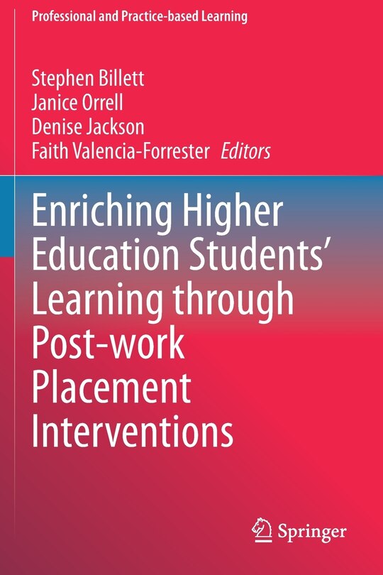 Couverture_Enriching Higher Education Students' Learning Through Post-work Placement Interventions