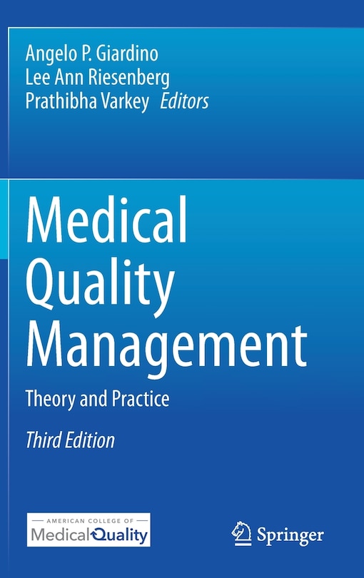 Couverture_Medical Quality Management