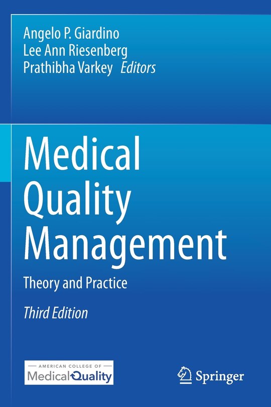 Front cover_Medical Quality Management