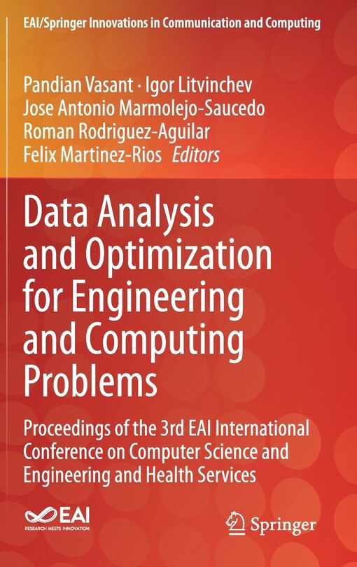 Front cover_Data Analysis and Optimization for Engineering and Computing Problems