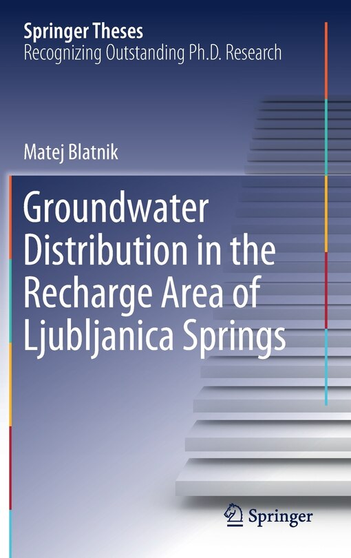 Couverture_Groundwater Distribution In The Recharge Area Of Ljubljanica Springs