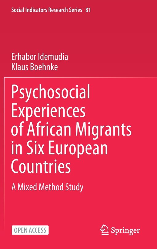 Front cover_Psychosocial Experiences Of African Migrants In Six European Countries