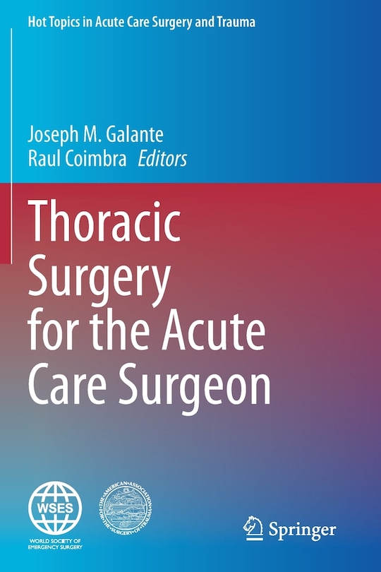 Front cover_Thoracic Surgery For The Acute Care Surgeon