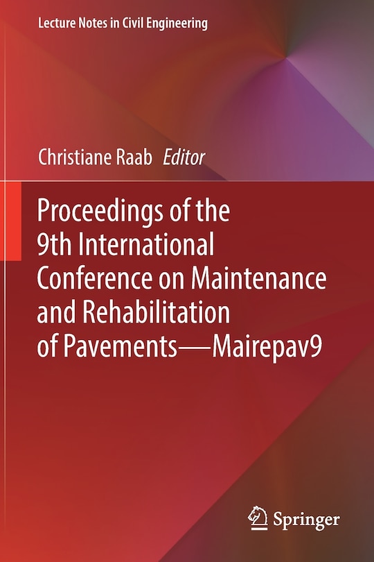 Couverture_Proceedings Of The 9th International Conference On Maintenance And Rehabilitation Of Pavements-mairepav9
