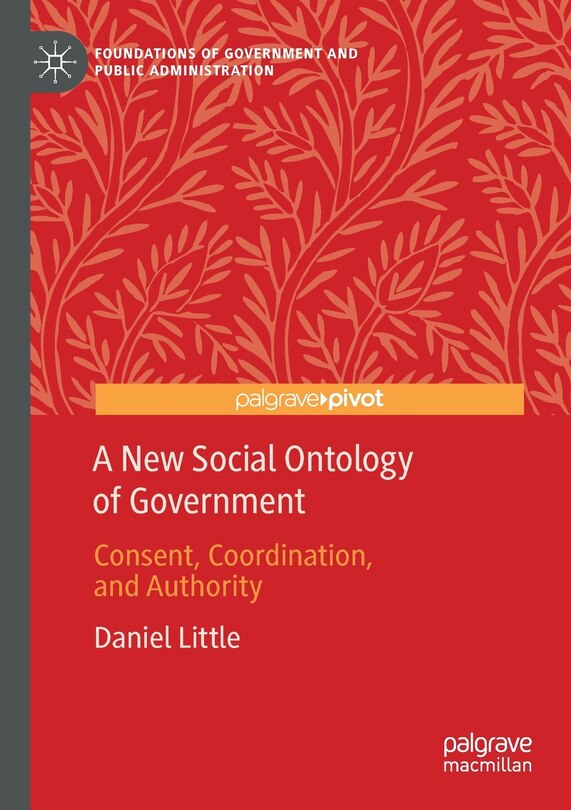 Front cover_A New Social Ontology Of Government