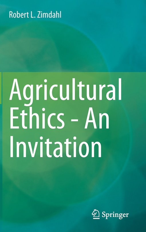 Front cover_Agricultural Ethics - An Invitation