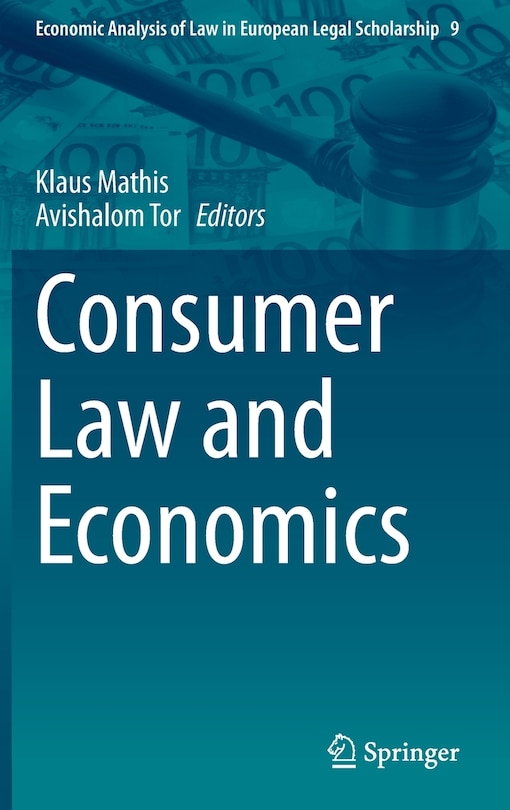 Front cover_Consumer Law And Economics