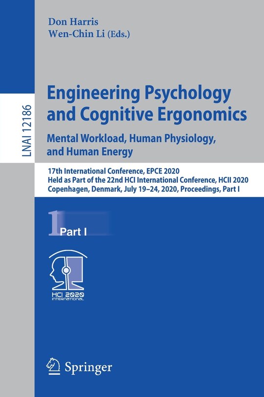 Front cover_Engineering Psychology and Cognitive Ergonomics. Mental Workload, Human Physiology, and Human Energy
