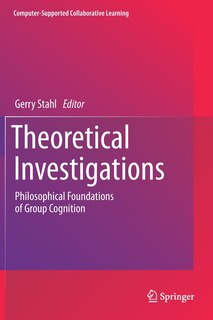 Front cover_Theoretical Investigations