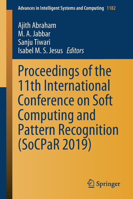 Couverture_Proceedings Of The 11th International Conference On Soft Computing And Pattern Recognition (socpar 2019)