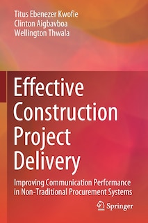 Couverture_Effective Construction Project Delivery