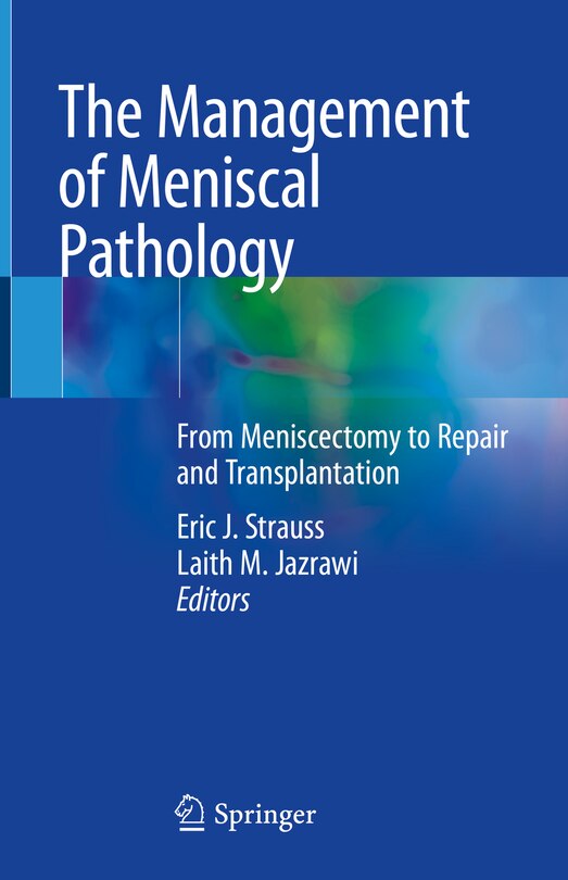 Couverture_The Management Of Meniscal Pathology