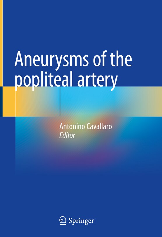 Front cover_Aneurysms Of The Popliteal Artery
