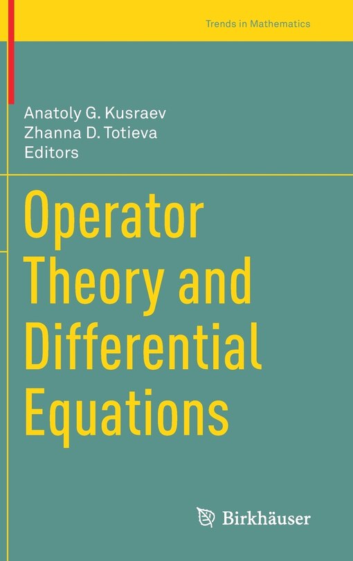 Couverture_Operator Theory And Differential Equations