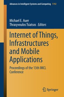 Couverture_Internet Of Things, Infrastructures And Mobile Applications