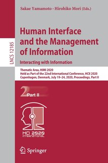 Front cover_Human Interface and the Management of Information. Interacting with Information