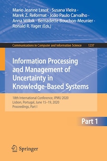 Front cover_Information Processing And Management Of Uncertainty In Knowledge-based Systems