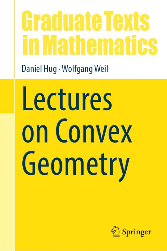 Front cover_Lectures On Convex Geometry