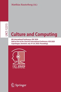Front cover_Culture And Computing