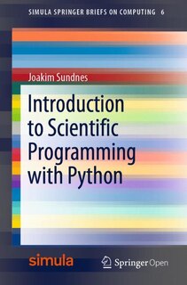 Front cover_Introduction To Scientific Programming With Python