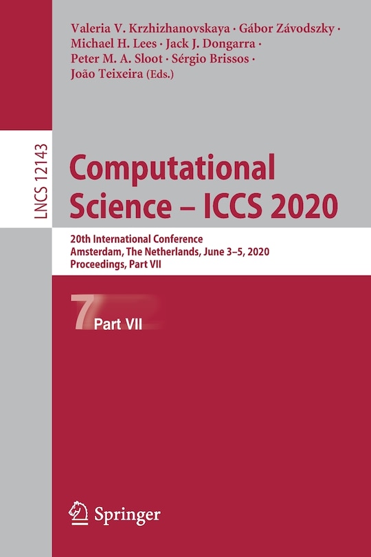 Front cover_Computational Science - Iccs 2020