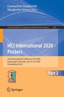 Front cover_HCI International 2020 - Posters