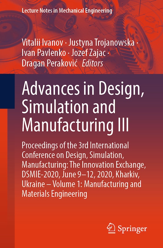 Front cover_Advances in Design, Simulation and Manufacturing III