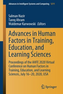 Couverture_Advances in Human Factors in Training, Education, and Learning Sciences
