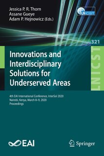Front cover_Innovations And Interdisciplinary Solutions For Underserved Areas