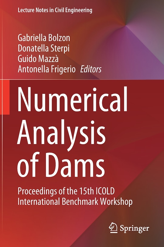 Couverture_Numerical Analysis Of Dams