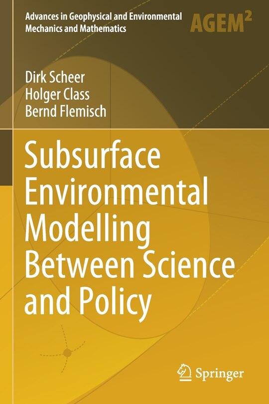 Couverture_Subsurface Environmental Modelling Between Science And Policy