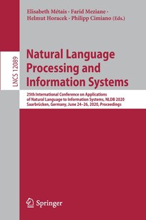 Couverture_Natural Language Processing and Information Systems