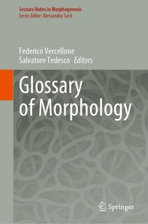 Front cover_Glossary Of Morphology