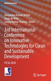 Front cover_3rd International Conference On Innovative Technologies For Clean And Sustainable Development