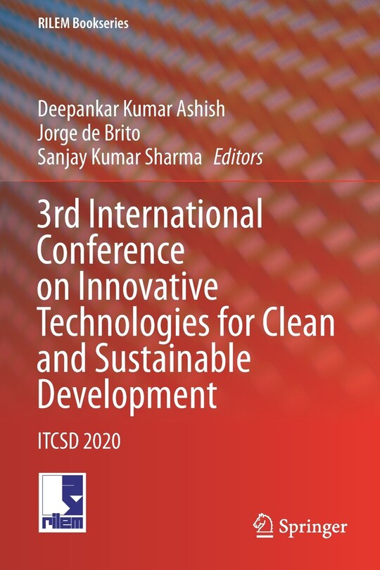 Couverture_3rd International Conference on Innovative Technologies for Clean and Sustainable Development