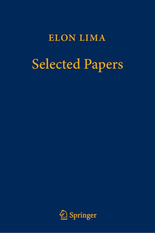 Front cover_Elon Lima - Selected Papers