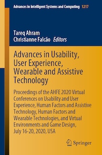 Front cover_Advances in Usability, User Experience, Wearable and Assistive Technology