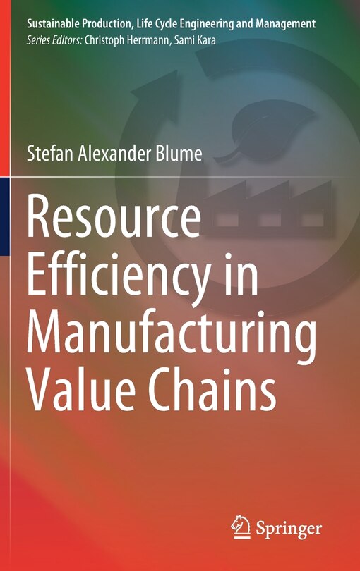 Front cover_Resource Efficiency In Manufacturing Value Chains