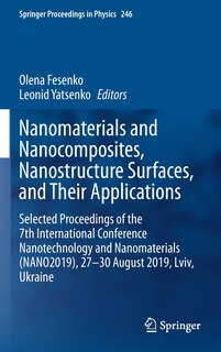 Couverture_Nanomaterials and Nanocomposites, Nanostructure Surfaces, and Their Applications