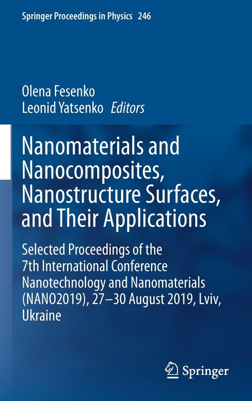 Couverture_Nanomaterials and Nanocomposites, Nanostructure Surfaces, and Their Applications