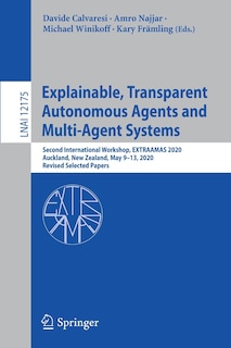 Front cover_Explainable, Transparent Autonomous Agents and Multi-Agent Systems