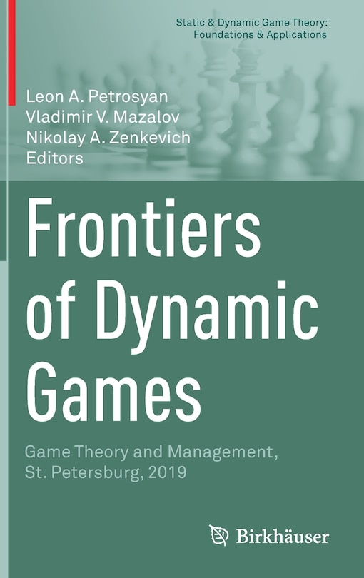 Front cover_Frontiers Of Dynamic Games