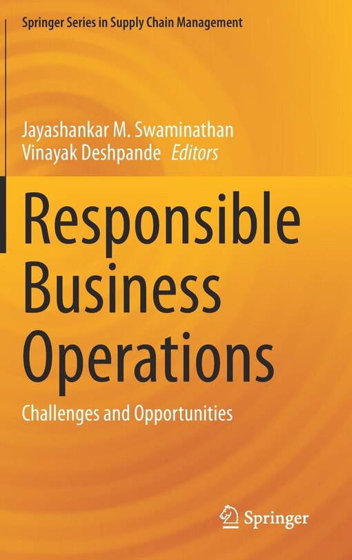 Front cover_Responsible Business Operations