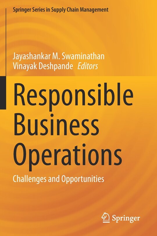 Front cover_Responsible Business Operations